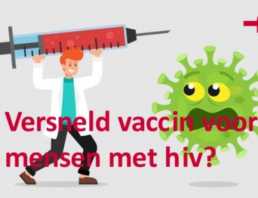 Sneller coronavaccin voor mensen met hiv?